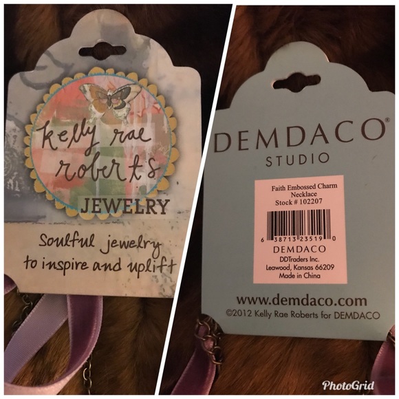 NEW KELLY RAE ROBERTS RIBBON&BRONZE NECKLACE - Picture 3 of 4